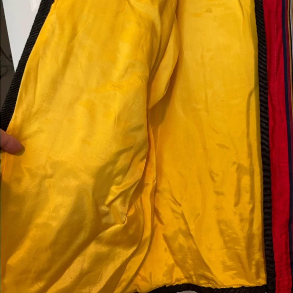 Bold Red and Yellow Ethnic-Inspired Jacket - Picture 7 of 9